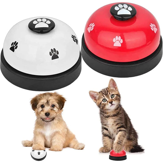 Interactive Pet Training Bell for Dogs and Cats – Small Footprint Ring, Feeding Reminder, and Dinner Call Bell for Teddy and Other Pets