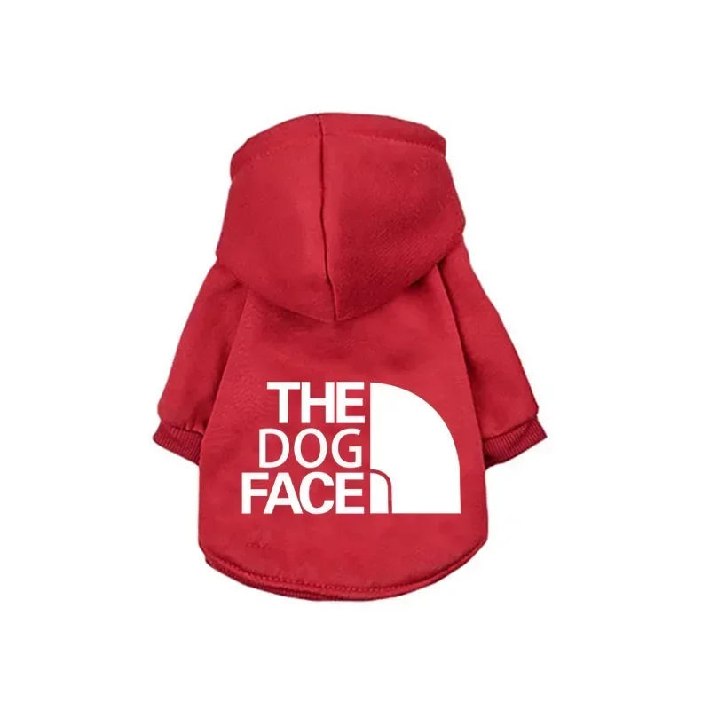 The Dog Face Hoodie: Warm Windproof Jacket for Small & Large Dogs – Stylish Sweatshirt for French Bulldogs & More!