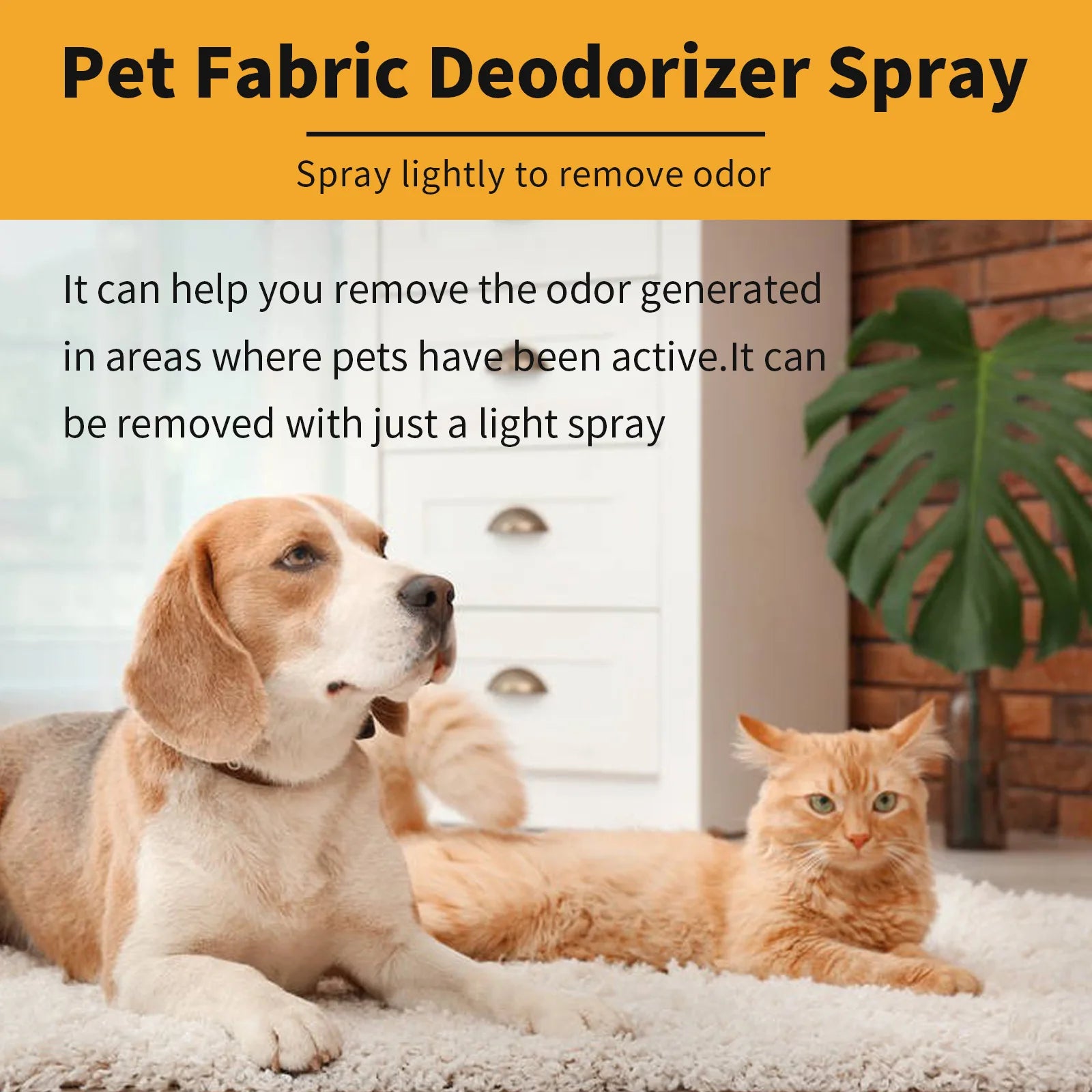  "FreshPaws: Natural Pet Deodorant Spray for Odor-Free, Happy Pets!