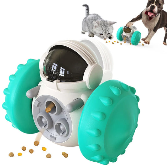 Interactive Dog Treat Leaking Toy – Pet Puzzle Tumbler Dispenser for Puppy, Cat, and Small Pets, Slow Feeder for Training & Mental Stimulation