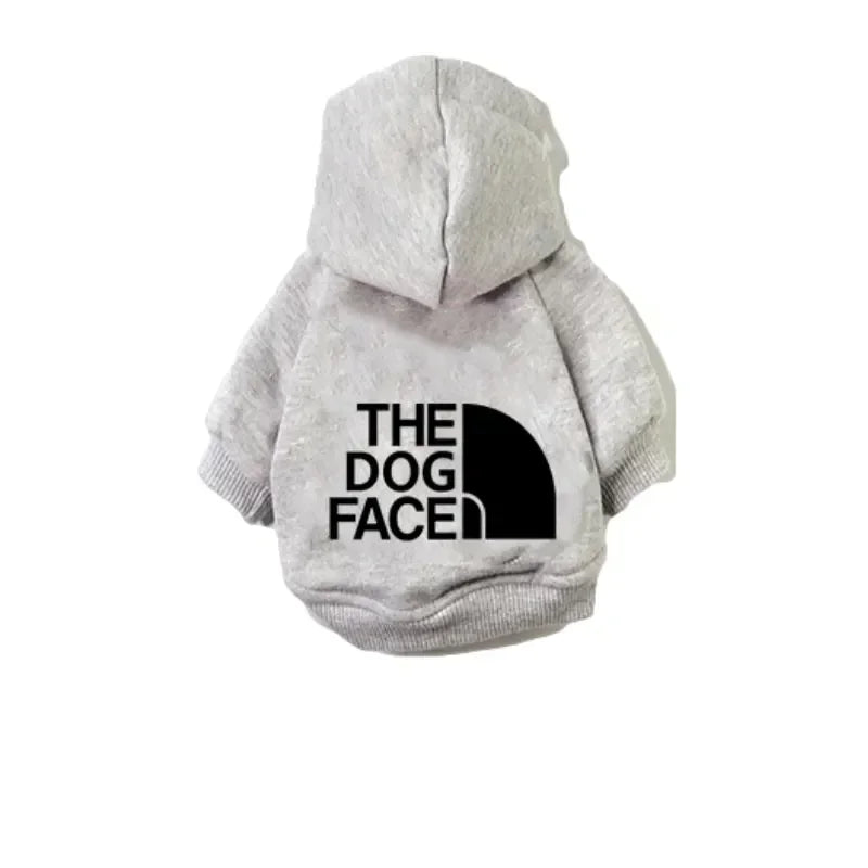 The Dog Face Hoodie: Warm Windproof Jacket for Small & Large Dogs – Stylish Sweatshirt for French Bulldogs & More!