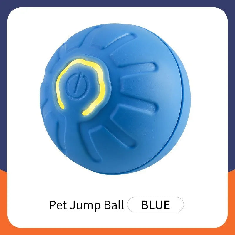 Interactive Smart Dog Toy Ball – USB Rechargeable Electronic Pet Ball with Automatic Bouncing Motion, Fun Gift for Puppies and Cats