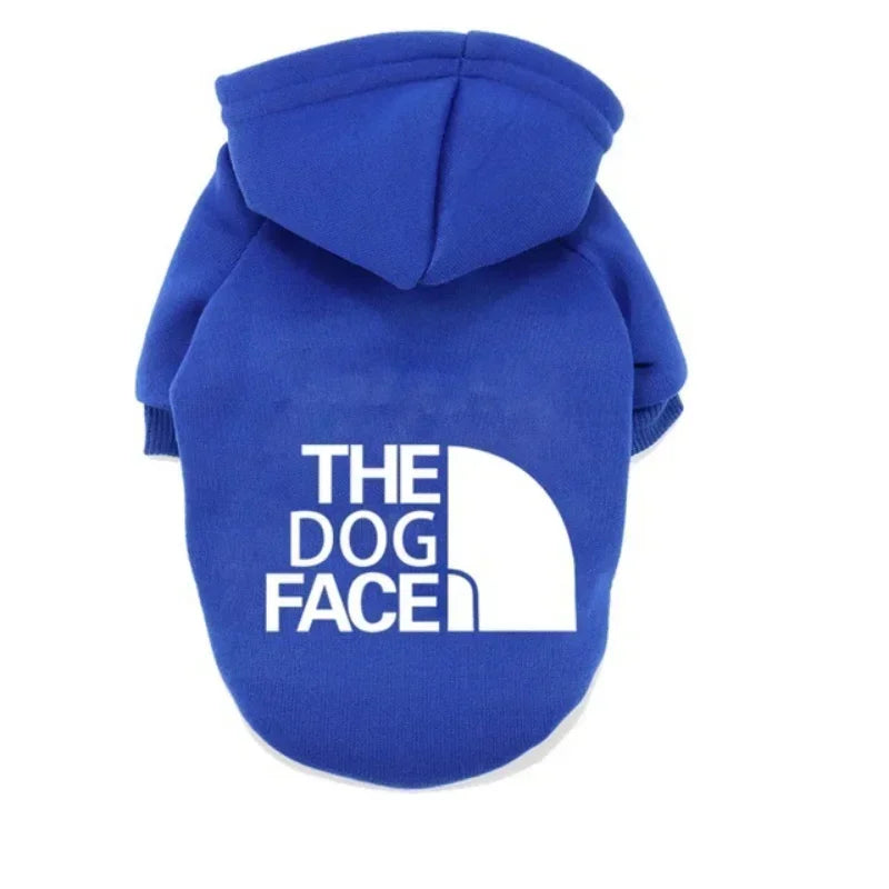 The Dog Face Hoodie: Warm Windproof Jacket for Small & Large Dogs – Stylish Sweatshirt for French Bulldogs & More!