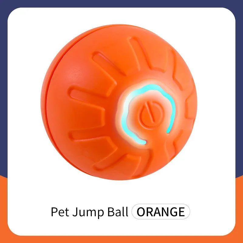 Interactive Smart Dog Toy Ball – USB Rechargeable Electronic Pet Ball with Automatic Bouncing Motion, Fun Gift for Puppies and Cats