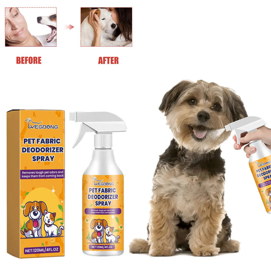  "FreshPaws: Natural Pet Deodorant Spray for Odor-Free, Happy Pets!