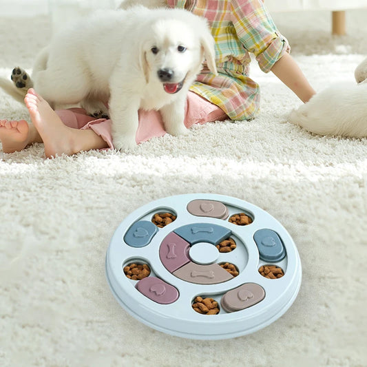 Interactive Pet Feeder Toy – Educational Food Dispenser for Dogs, Stimulates Puppy Intelligence and Promotes Engaging Feeding Activities